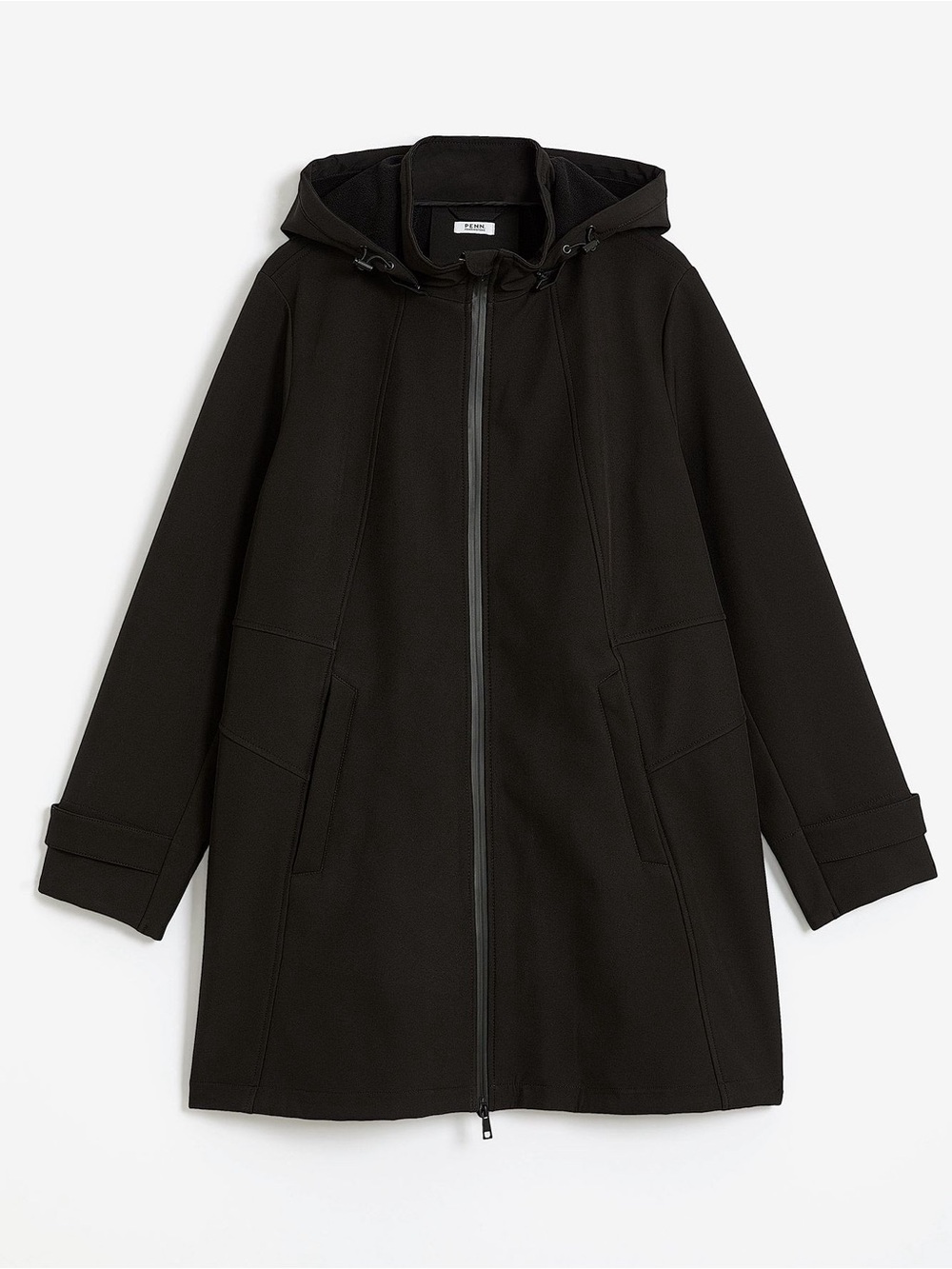 Black Hooded Technical Jacket - Penningtons